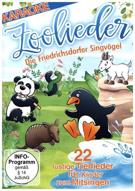 Produktbild: Zoolieder - 22 lustige Tierlieder f&uuml;r Kinder zum Mitsingen