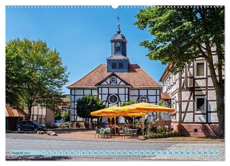 Produktbild: Die Obere Weser - Von Hannoversch M&uuml;nden bis Bad Karlshafen (Wandkalender 2027 DIN A2 quer), CALVENDO Monatskalender