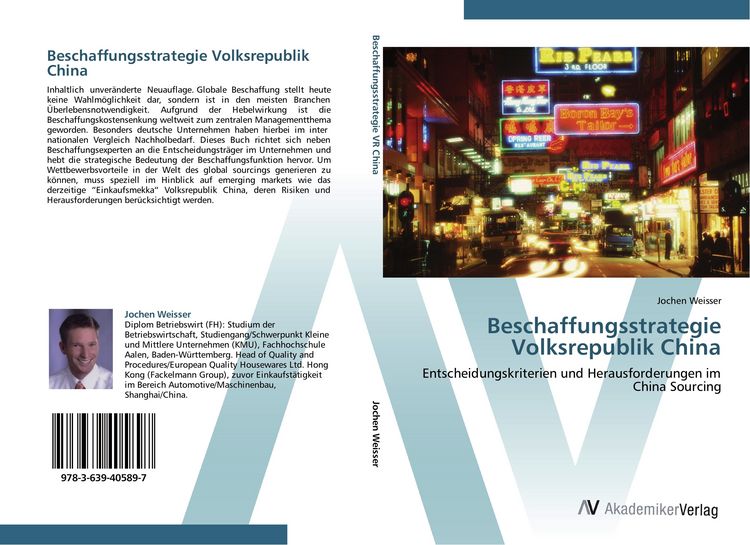 Produktbild: Beschaffungsstrategie Volksrepublik China