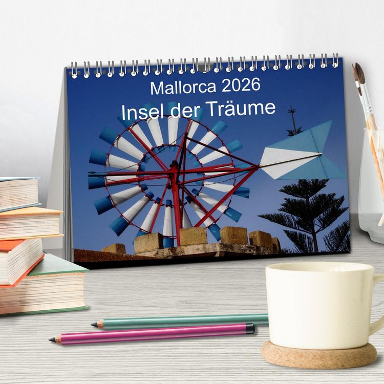 Produktbild: Mallorca 2026 - Insel der Tr&auml;ume (Tischkalender 2026 DIN A5 quer), CALVENDO Monatskalender