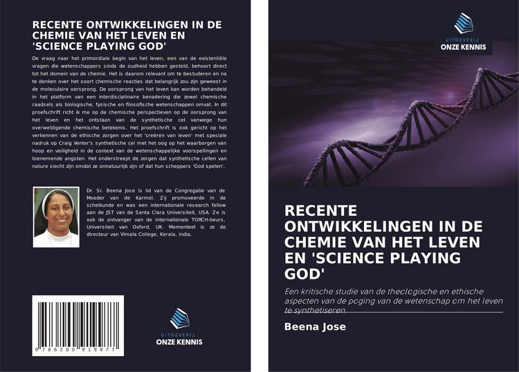 Produktbild: RECENTE ONTWIKKELINGEN IN DE CHEMIE VAN HET LEVEN EN 'SCIENCE PLAYING GOD'