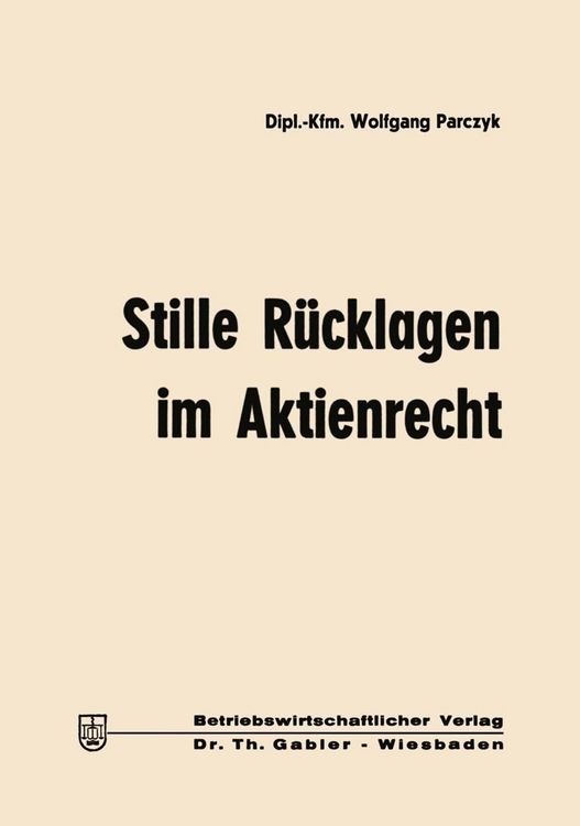 Produktbild: Stille R&uuml;cklagen im Aktienrecht