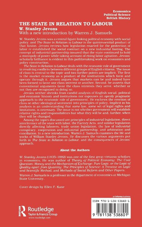 Produktbild: The State in Relation to Labour