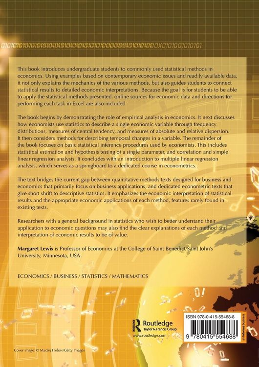 Produktbild: Applied Statistics for Economists