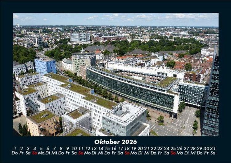 Produktbild: Hamburg 2026 Fotokalender DIN A5