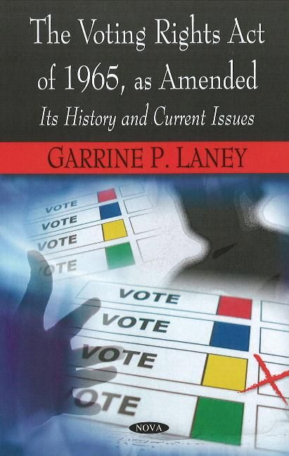 Produktbild: Laney, G: Voting Rights Act of 1965, as Amended