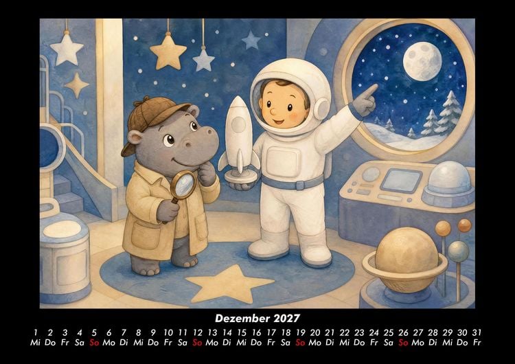 Produktbild: Sashito entdeckt Traumberufe 2027 Fotokalender DIN A3