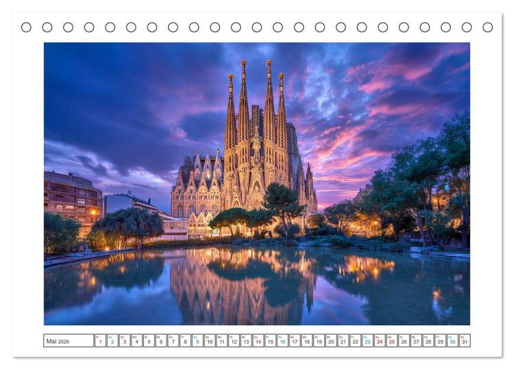 Produktbild: City Dreams & Travel Vibes (Tischkalender 2026 DIN A5 quer), CALVENDO Monatskalender