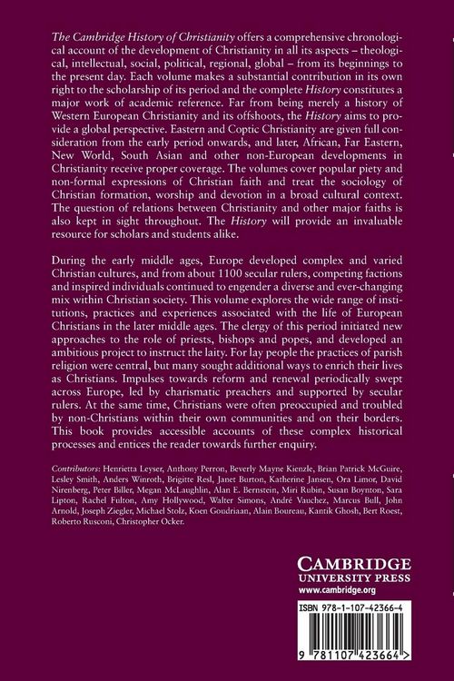 Produktbild: The Cambridge History of Christianity