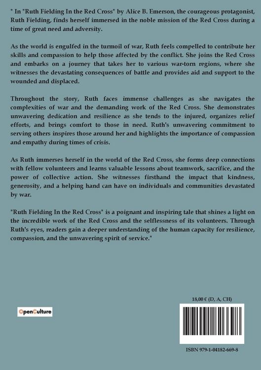 Produktbild: Ruth Fielding In the Red Cross