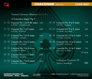 Produktbild: Standage, S: 12 Concerti A Cinque op.5