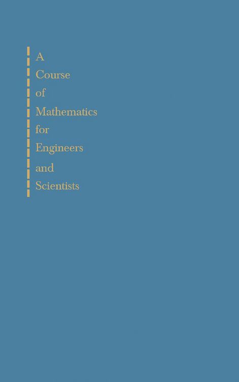 Produktbild: A Course of Mathematics for Engineerings and Scientists