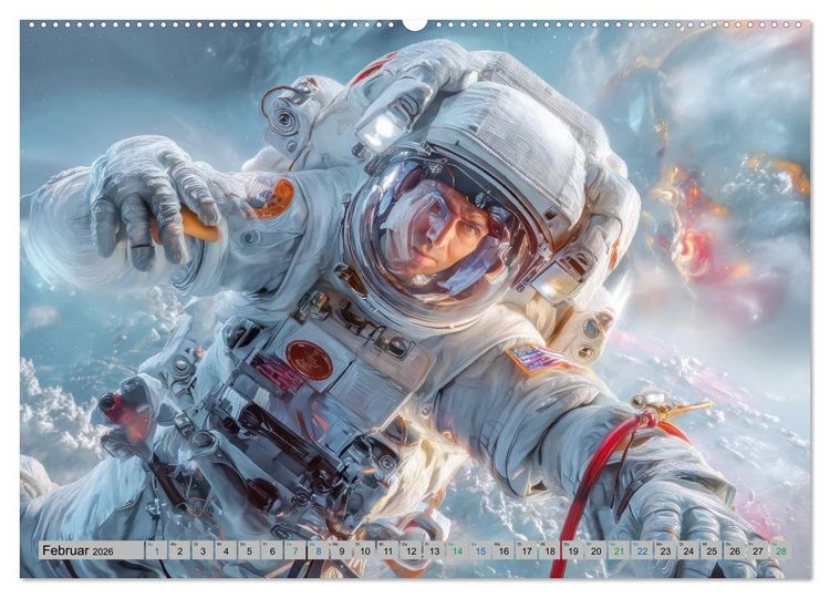 Produktbild: Science-Fiction Erlebnisse - Fantastische Welten (Wandkalender 2026 DIN A2 quer), CALVENDO Monatskalender