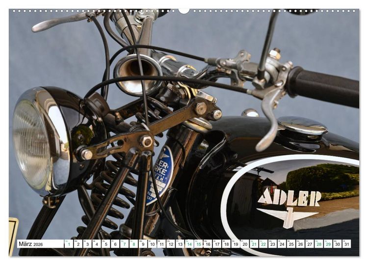 Produktbild: Adler MF 1 (hochwertiger Premium Wandkalender 2026 DIN A2 quer), Kunstdruck in Hochglanz