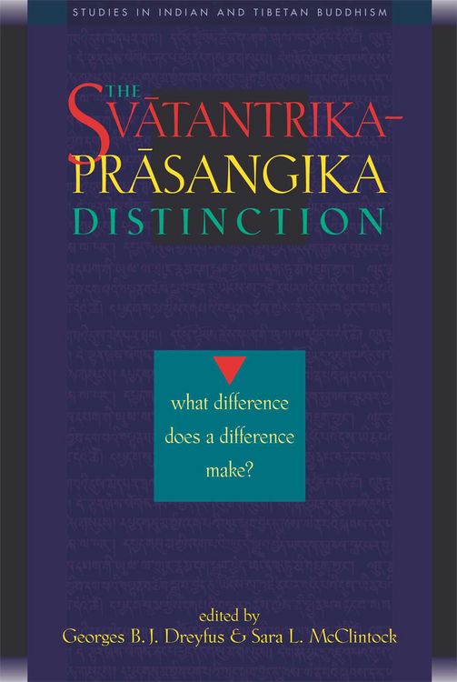 Produktbild: The Svatantrika-Prasangika Distinction