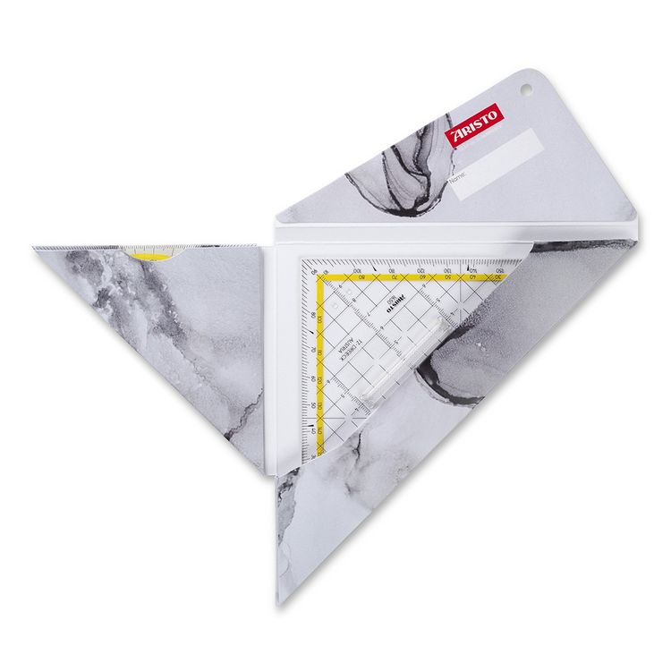 Produktbild: ARISTO Geocover 3 in 1 Geo und TZ Dreieck white & grey, 1 x AR1552 u AR1650/2