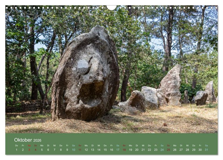 Produktbild: Mysteri&ouml;se Megalithen (Wandkalender 2026 DIN A3 quer), CALVENDO Monatskalender