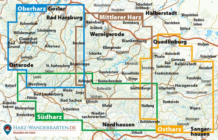 Produktbild: Der Harz in 4 Teilen