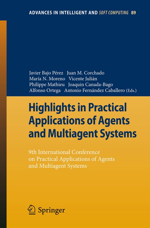 Produktbild: Highlights in Practical Applications of Agents and Multiagent Systems