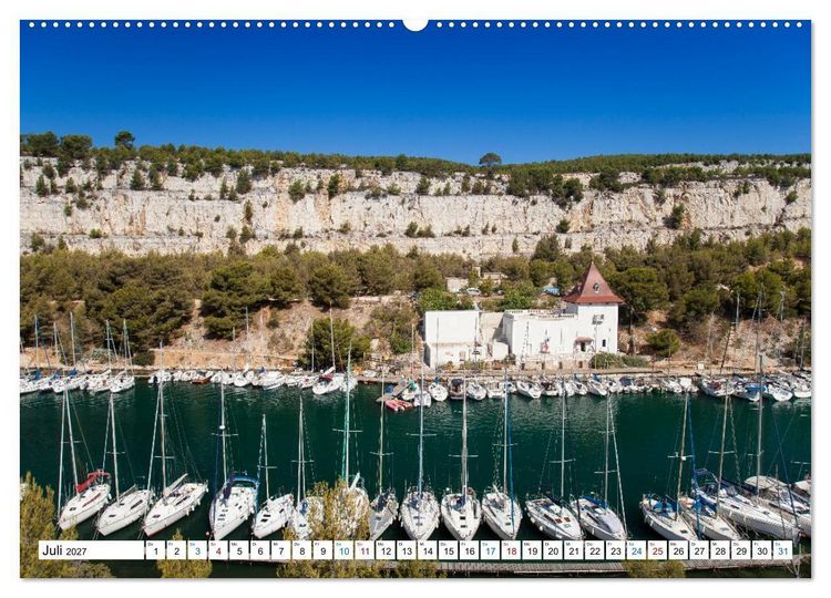 Produktbild: C&ocirc;te d&rsquo;Azur Glanzlichter an der franz&ouml;sischen Mittelmeerk&uuml;ste (hochwertiger Premium Wandkalender 2027 DIN A2 quer), Kunstdruck in Hochglanz