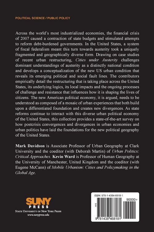 Produktbild: Cities under Austerity