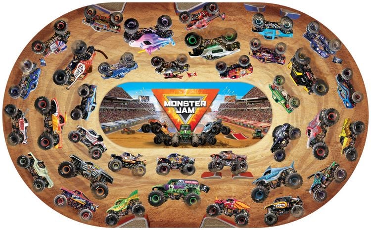 Produktbild: Monster Jam Tucks - Bodenpuzzle