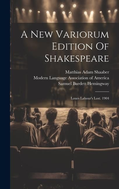 Produktbild: A New Variorum Edition Of Shakespeare