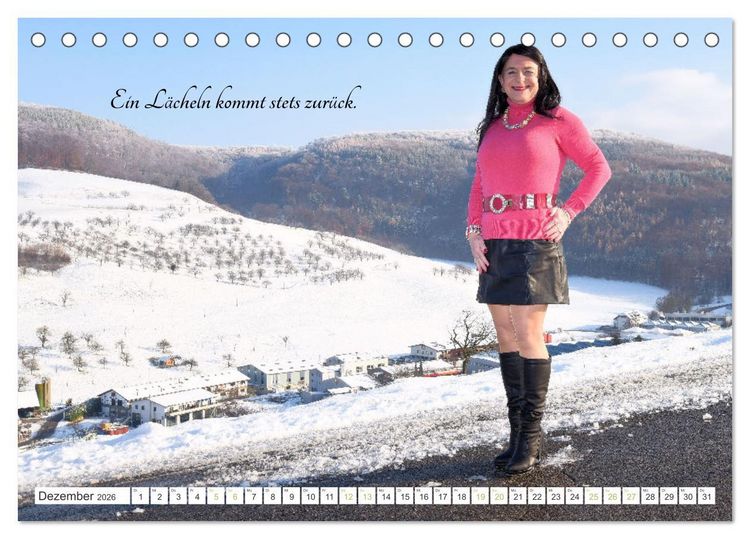 Produktbild: Miranda Cruz - Die Frau von nebenan (Tischkalender 2026 DIN A5 quer), CALVENDO Monatskalender