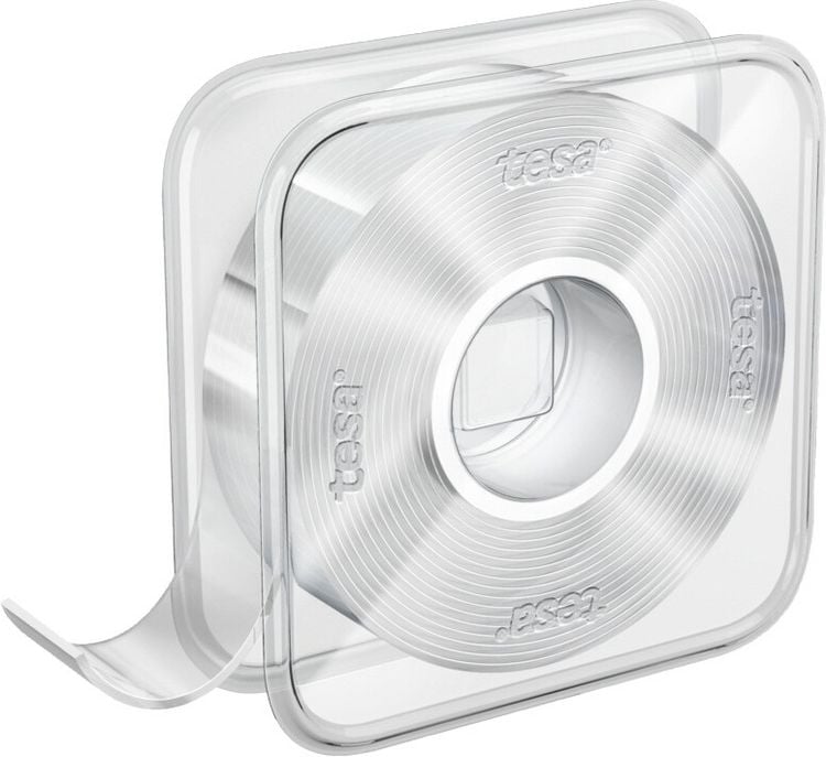 Produktbild: TESA&reg; Doppelseitiges Klebeband universal Nano Power auf Abroller, 30 mm x 3 m mit Abroller