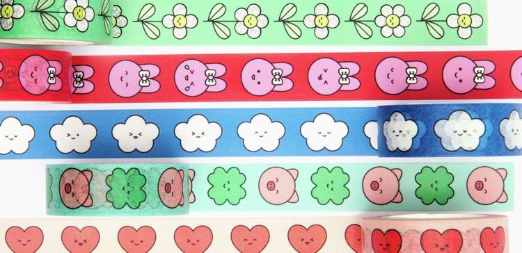 Produktbild: Tape Set Chingu , 5 Stk, 1,5 cm x 10 m