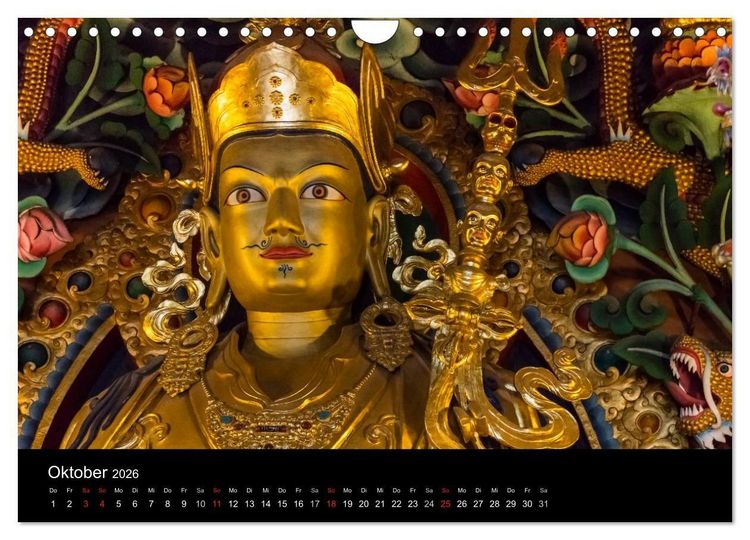 Produktbild: Buddhismus im Himalaya (Wandkalender 2026 DIN A4 quer), CALVENDO Monatskalender