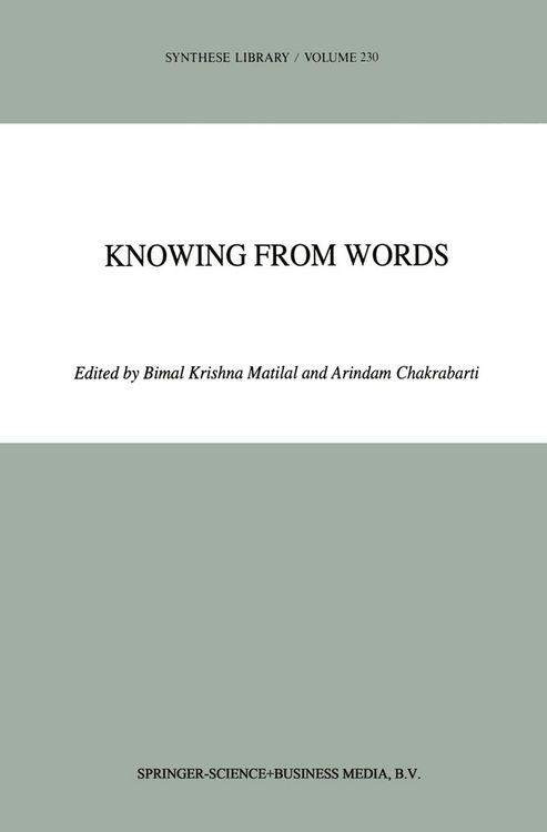 Produktbild: Knowing from Words