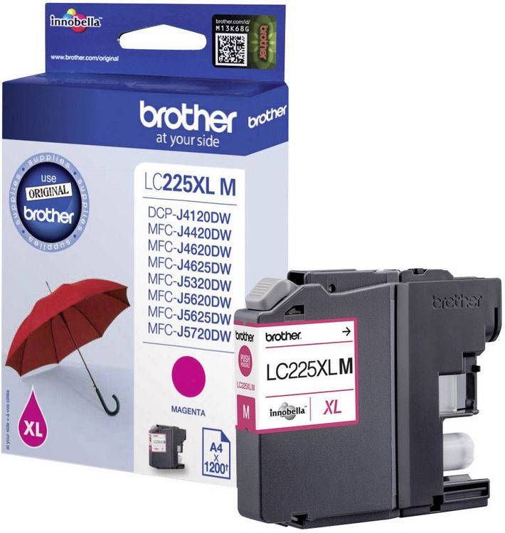 Produktbild: Brother Druckerpatrone LC-225XLM Original Magenta LC225XLM