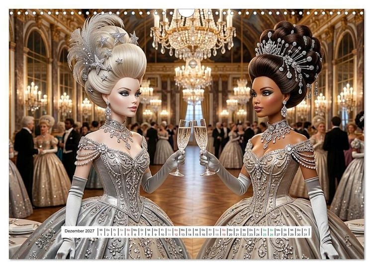 Produktbild: Fabulous Dolls &ndash; Belle &Eacute;poque (Wandkalender 2027 DIN A3 quer), CALVENDO Monatskalender