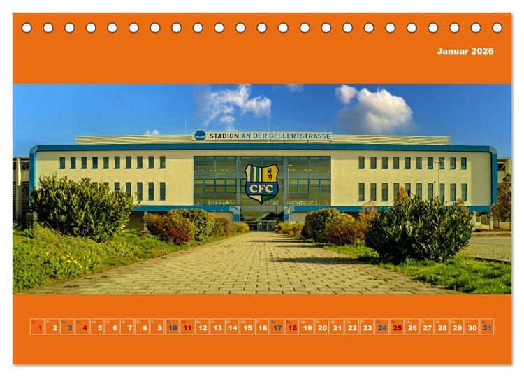 Produktbild: Chemnitz Ansichten (Tischkalender 2026 DIN A5 quer), CALVENDO Monatskalender