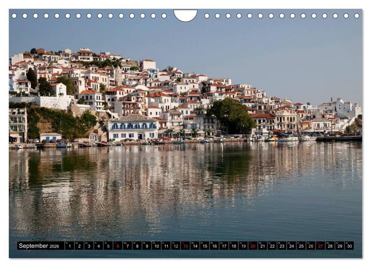 Produktbild: Skiathos + Skopelos (Wandkalender 2026 DIN A4 quer), CALVENDO Monatskalender