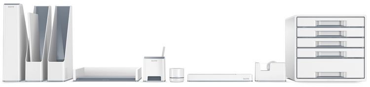 Produktbild: Leitz WOW Klebeband-Abroller, wei&szlig;-grau