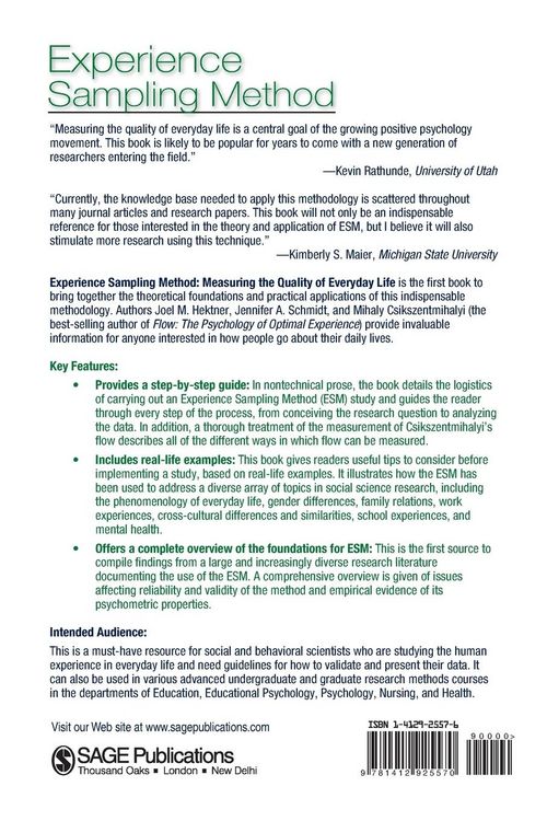 Produktbild: Experience Sampling Method
