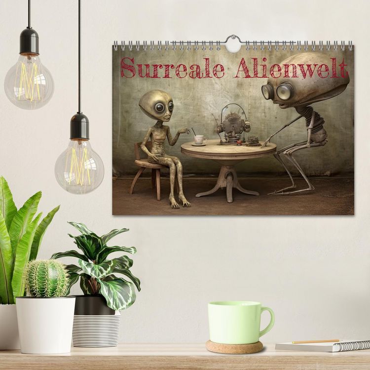 Produktbild: Surreale Alienwelt (Wandkalender 2026 DIN A4 quer), CALVENDO Monatskalender