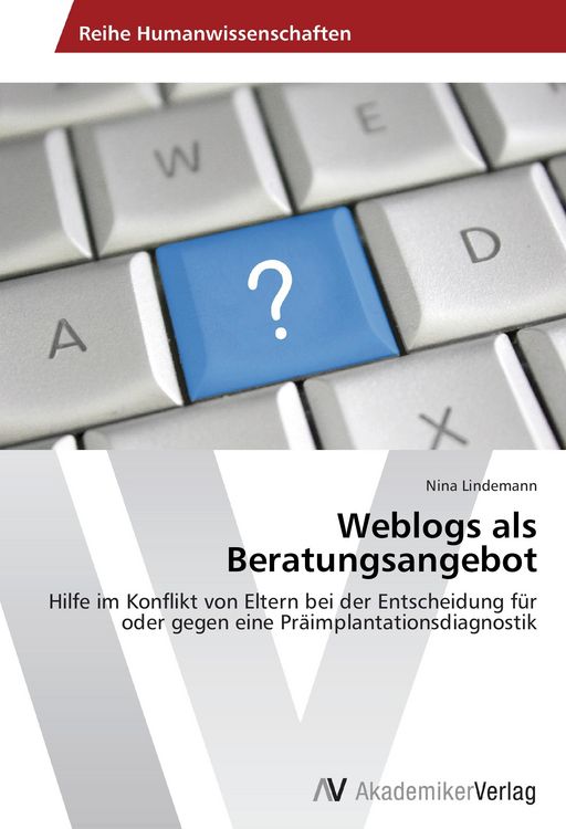 Produktbild: Weblogs als Beratungsangebot