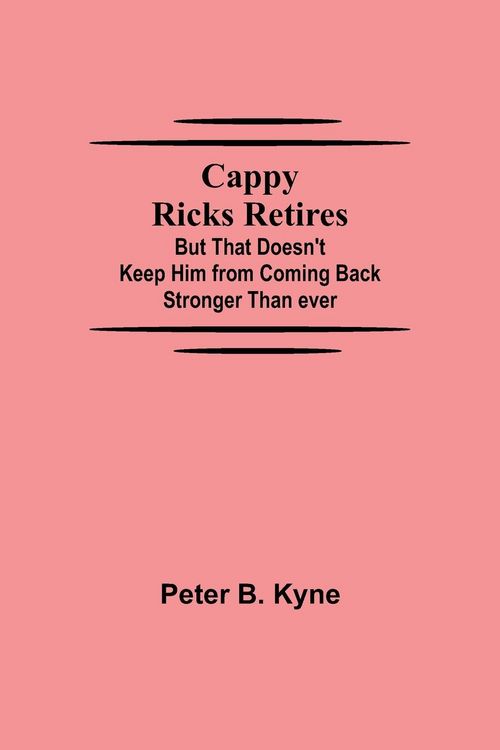Produktbild: Cappy Ricks Retires