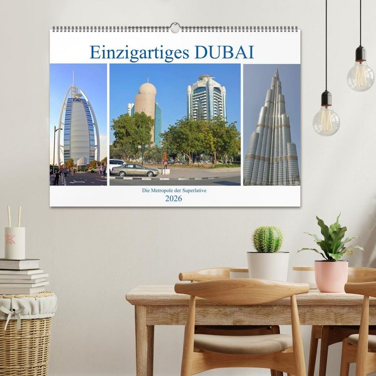 Produktbild: Einzigartiges DUBAI, die Metropole der Superlative (Wandkalender 2026 DIN A2 quer), CALVENDO Monatskalender