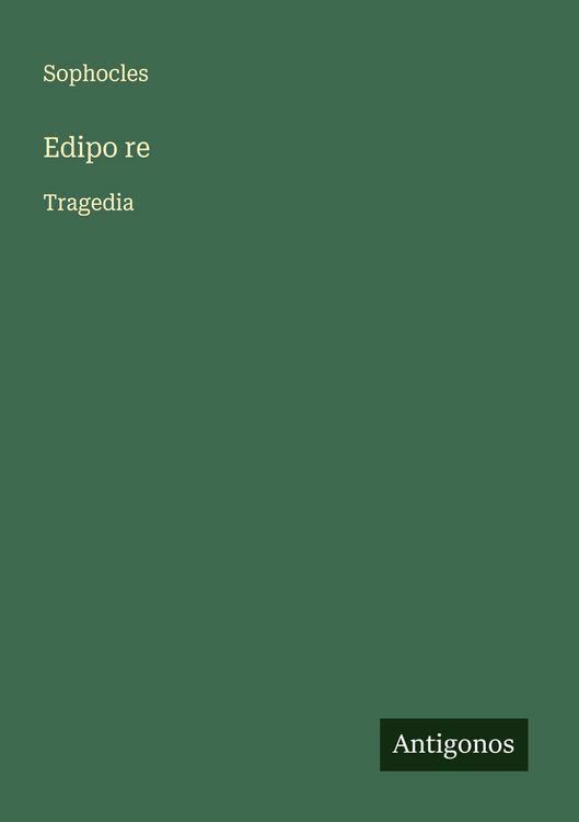 Produktbild: Edipo re