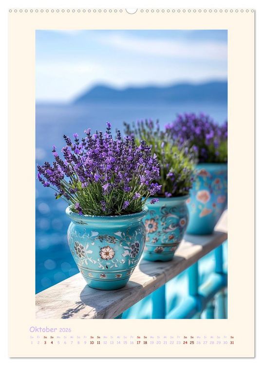 Produktbild: Lavendel (hochwertiger Premium Wandkalender 2026 DIN A2 hoch), Kunstdruck in Hochglanz