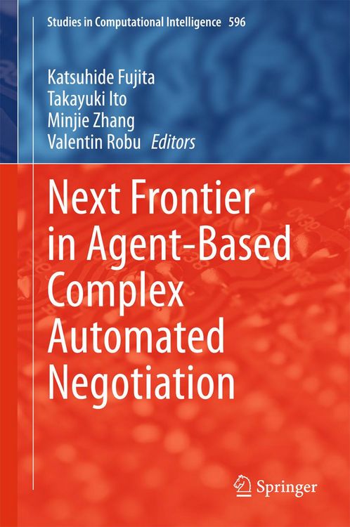 Produktbild: Next Frontier in Agent-based Complex Automated Negotiation