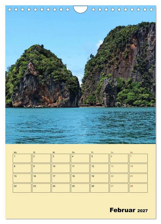Produktbild: S&uuml;dthailand (Wandkalender 2027 DIN A4 hoch), CALVENDO Monatskalender
