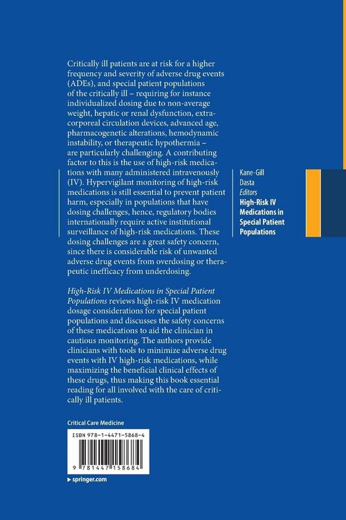 Produktbild: High-Risk IV Medications in Special Patient Populations
