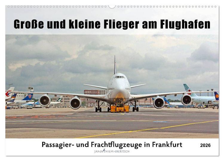 Produktbild: Gro&szlig;e und kleine Flieger am Flughafen (Wandkalender 2026 DIN A2 quer), CALVENDO Monatskalender