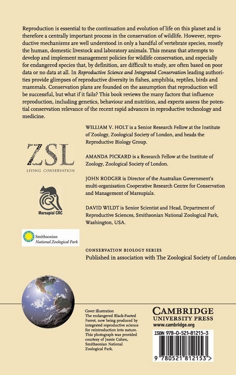 Produktbild: Reproductive Science and Integrated Conservation