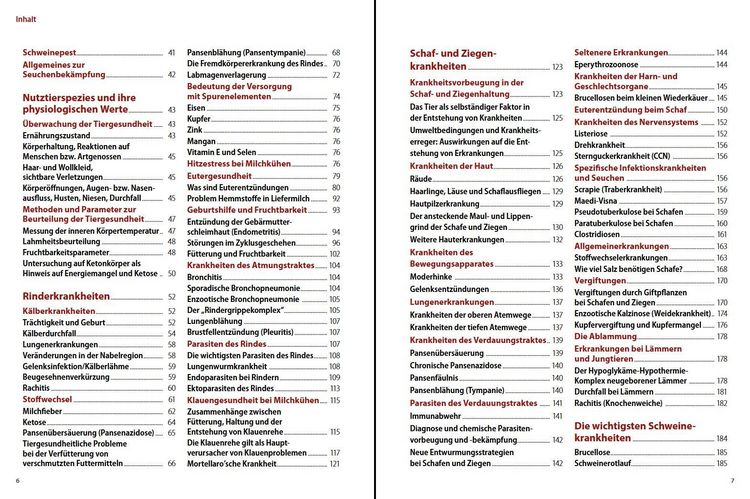 Produktbild: Die h&auml;ufigsten Nutztierkrankheiten